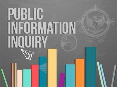 The Form of Public Information Inquiry